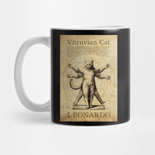 Vitruvian Cat Mug